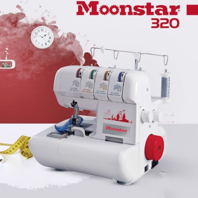 Moonstar 320 Ev Tipi 3-4 İplik Overlok Makinesi