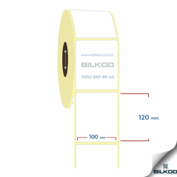 100 mm x 120 mm Kuşe Etiket(500 Ad.)