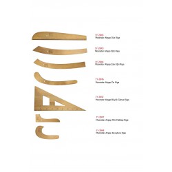 Ahsap Riga Cetvel Takim (7 Parça)