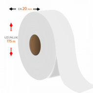 20 mm x 175 m Ağır Yıkama Japon Akmaz