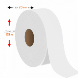 20 mm x 175 m Ağır Yıkama Japon Akmaz