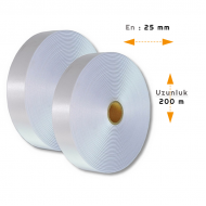 25 mm x 200 m Saten Akmaz