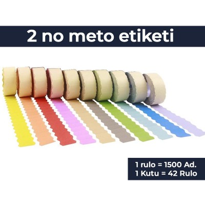 2 No Meto Etiketi