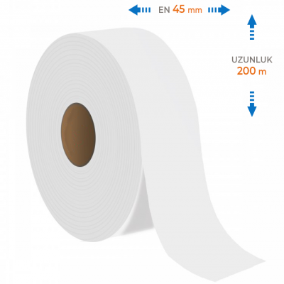 45 mm x 200 m Orta Yıkama Japon Akmaz