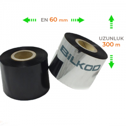 60 mm x 300 m Wax Ribon