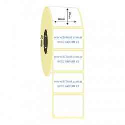 60 mm x 40 mm Termal Etiket (1000 Ad.)