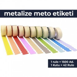 Metalize Meto Etiketi